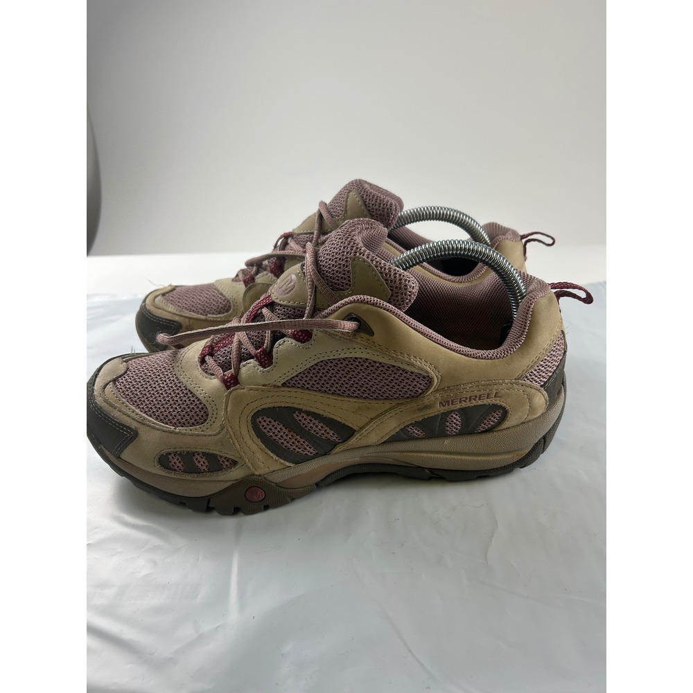 Merrell WMNS 10 Gorpcore Hiking Shoes Aluminum Azura Low Top Trail Sneakers
